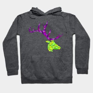 Geometric stag Hoodie